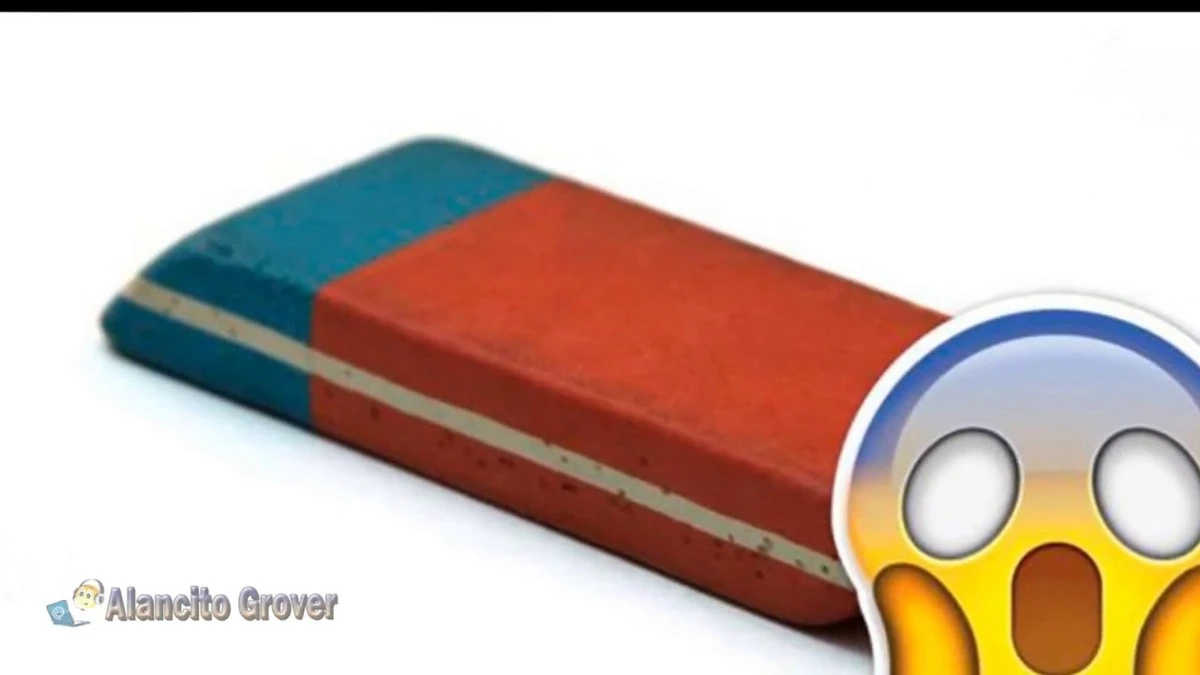 El misterio de la goma de borrar: para qué sirve la cara azul que pocos conocen - image 1