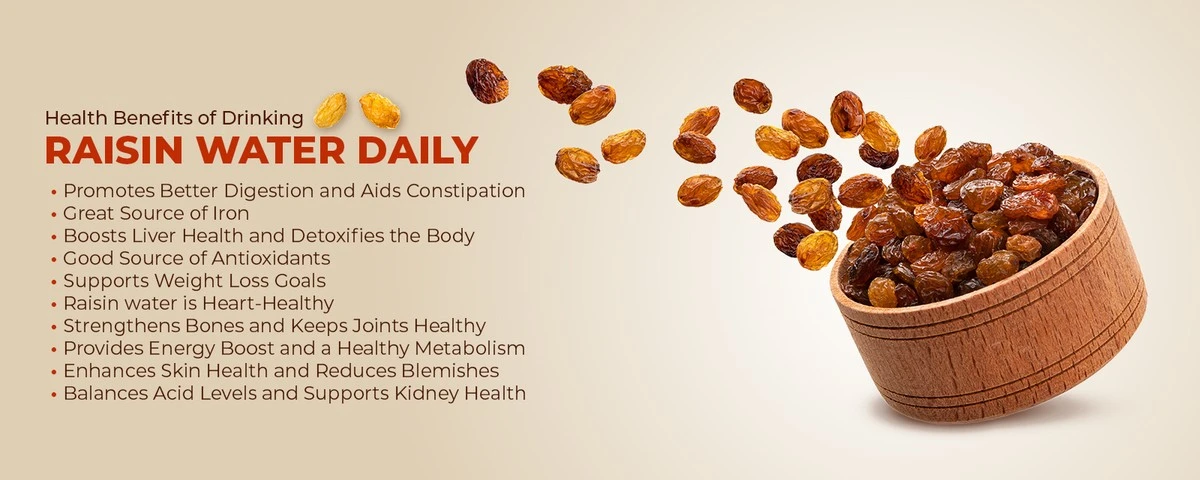 Razinų vanduo: kodėl visi jį geria ir kaip jį pasigaminti namuose - image 1