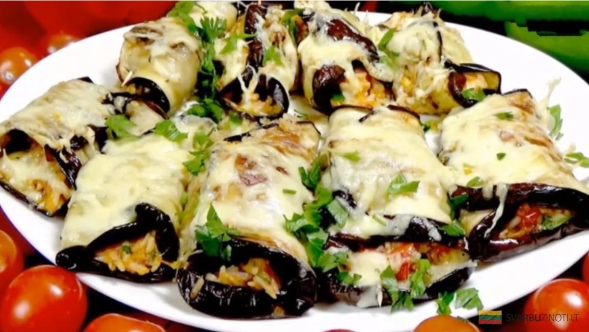 Rollitos de berenjena rellenos que te harán pedir la receta a los vecinos