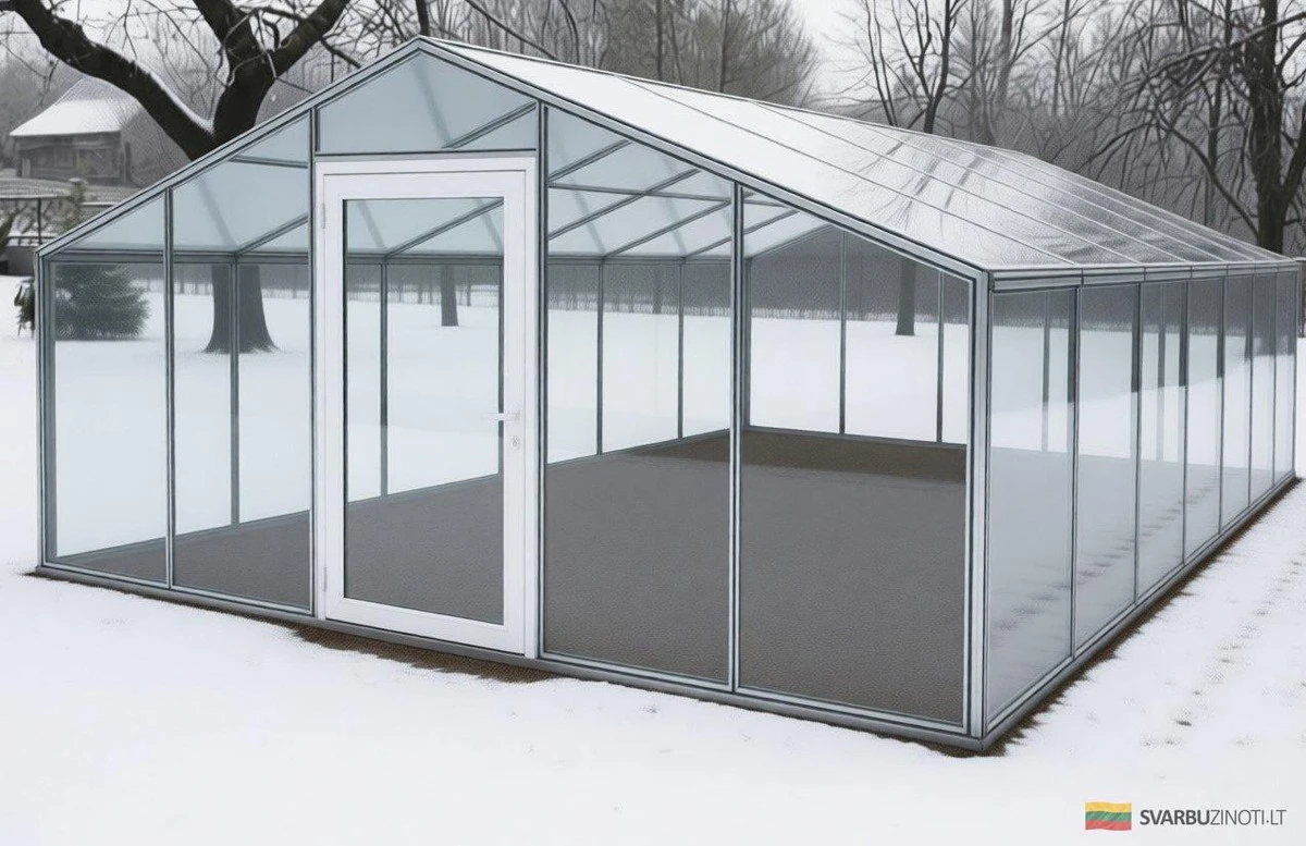 Dos trucos para derretir la nieve del invernadero sin esfuerzo