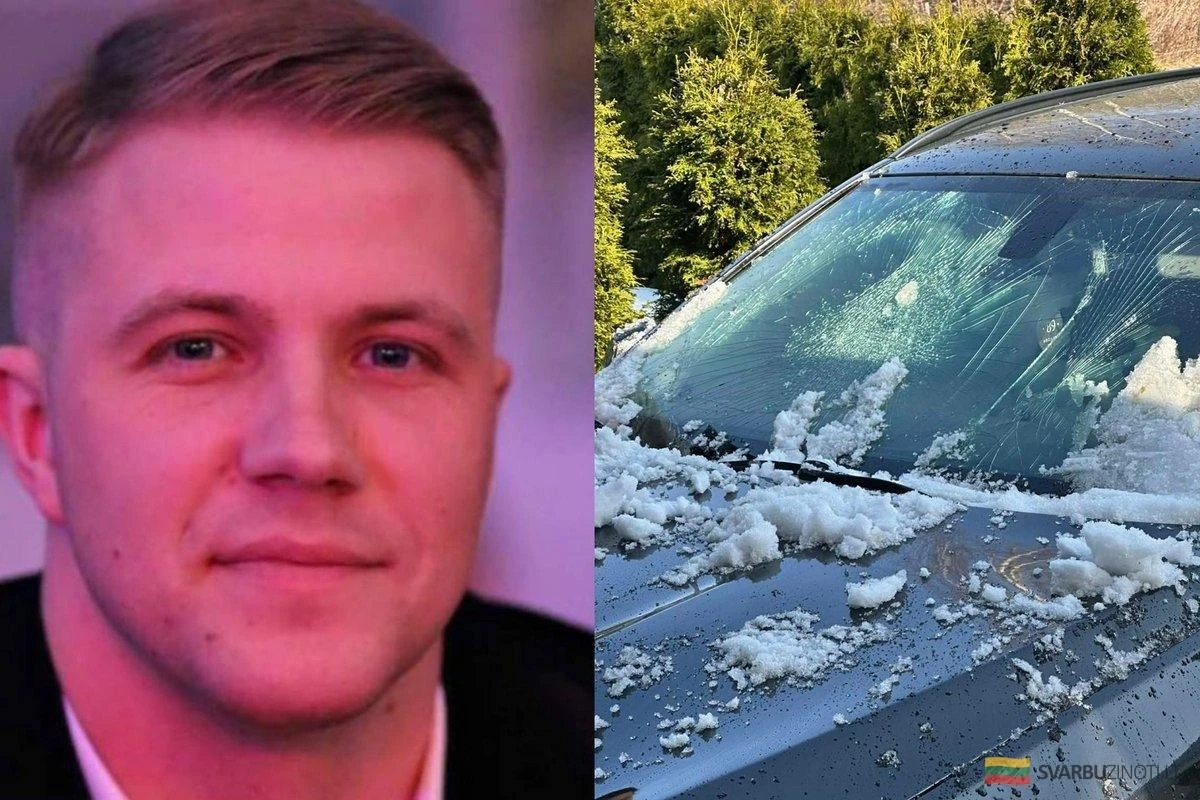 El peligro inesperado acecha en tu coche: el fuerte "bum" que costó miles al artista Paulius Bagdanavičius