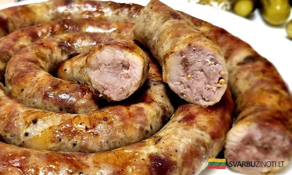 Kepta kaimiška dešra. Paprastas receptas be vargo