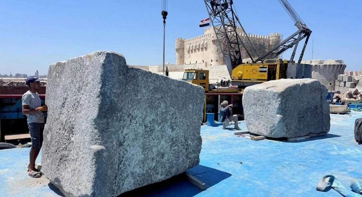 Descubren bloques del Faro de Alejandría sumergidos: ¿Cómo recrearán este milagro antiguo?