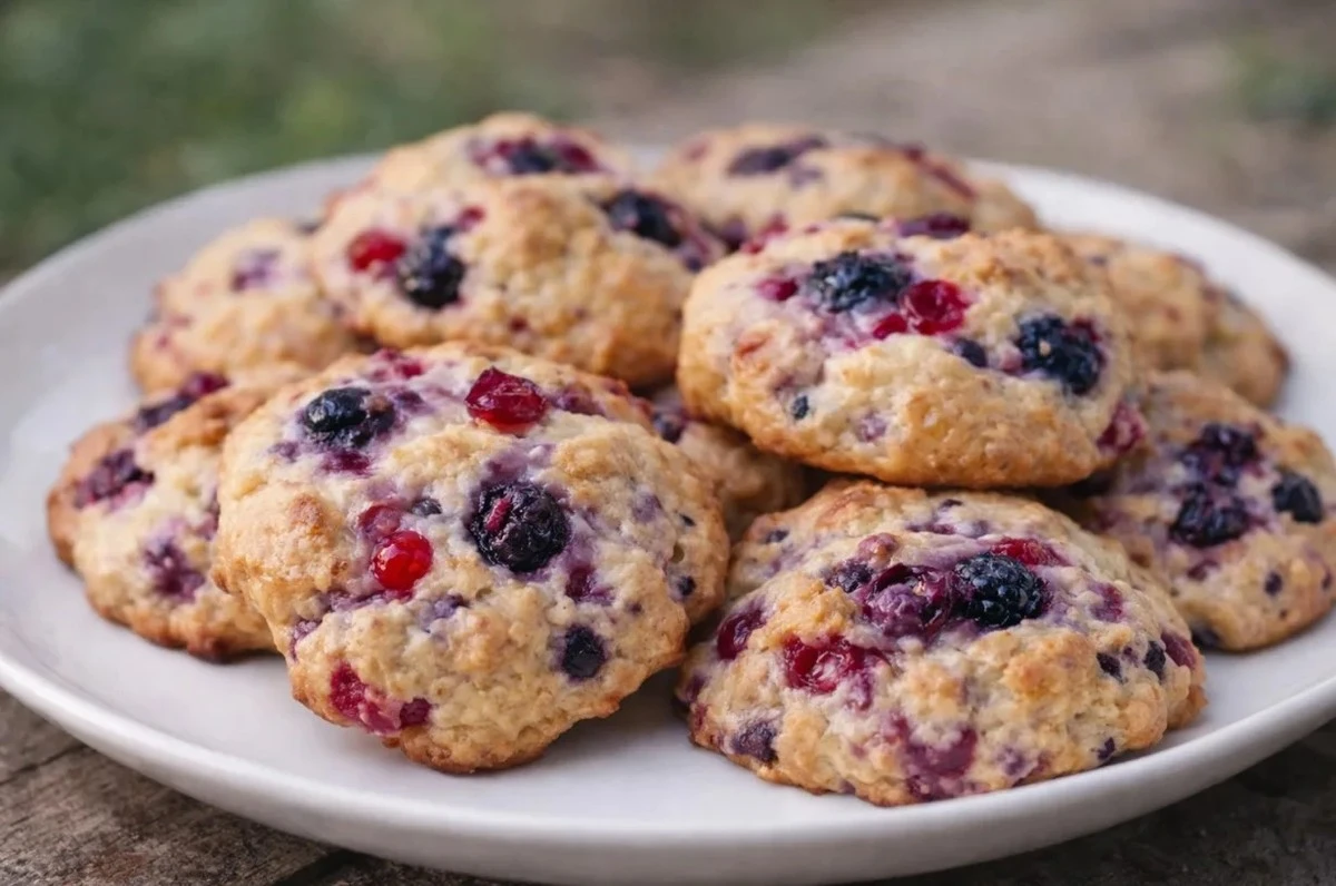 Galletas en 2 minutos: ¡La receta más fácil con bayas y yogur griego!