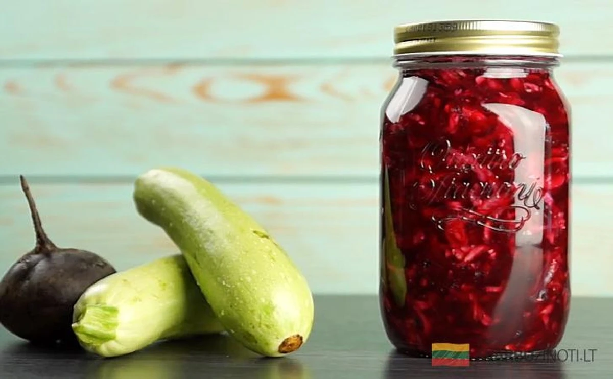 Ensalada de remolacha y calabacín: El secreto de conservas para todo el año