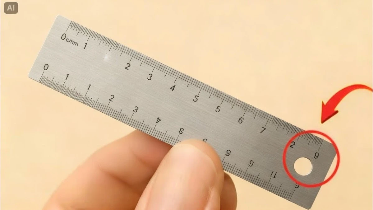 El pequeño agujero en tu regla tiene un propósito secreto (y no es el que crees) - image 1