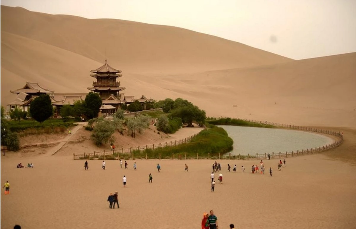 Cómo las gigantescas plantas solares están convirtiendo el desierto de China en un oasis verde - image 1
