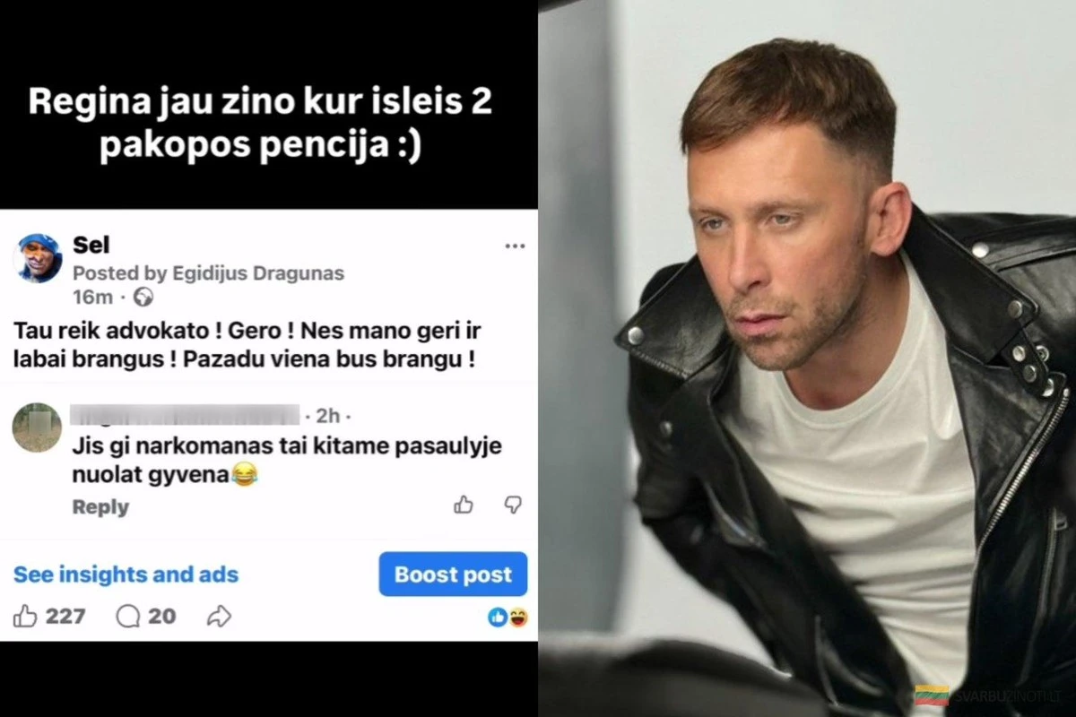 E. Dragūnas responde a un comentario hiriente: “Prometo una cosa: será caro”