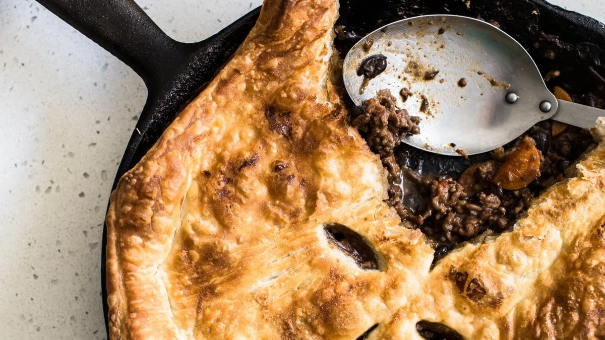 Pirámide de carne jugosa: horneado rápido sin horno - image 1