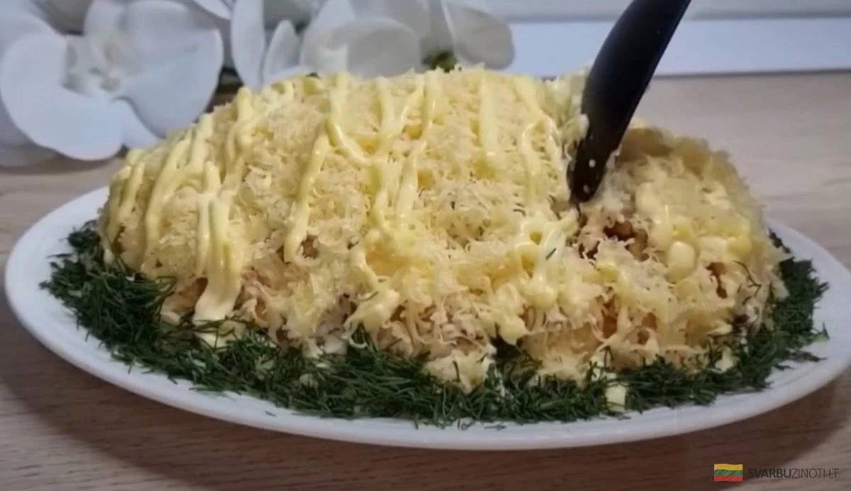 Aniutka salotos: la ensalada que gusta a todos