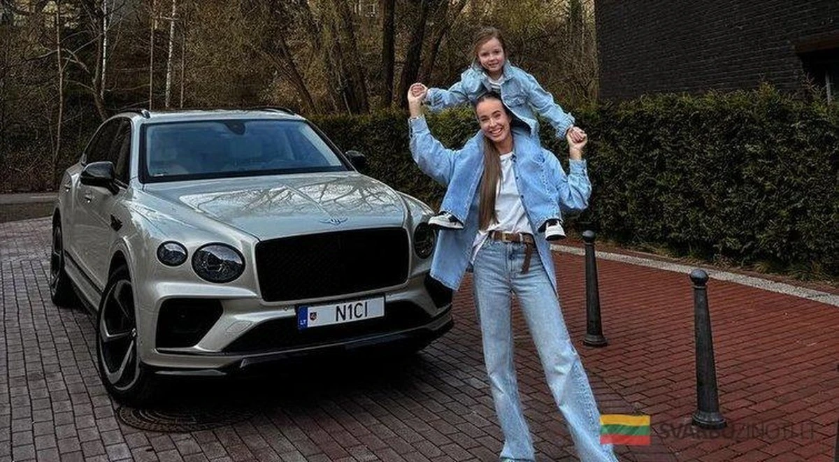 Viktorija Siegel dedica los números de su nuevo SUV a su hija como homenaje único